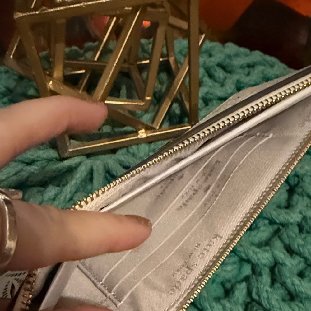 Kate Spade White Floral Cutout Wristlet - Picture 5 of 5